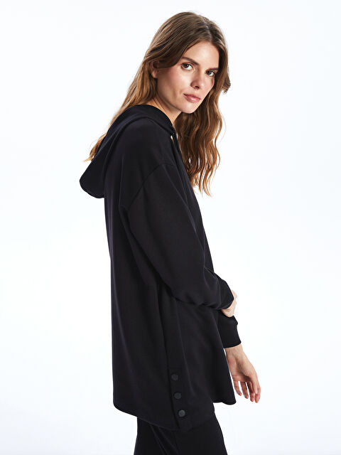 LCWAIKIKI Classic Düz Oversize Kadın Hoodie - S5AI86Z8-CVL