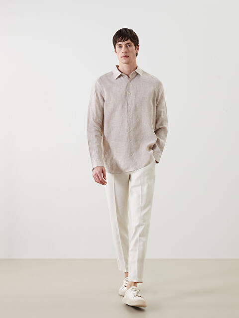 SOUTHBLUE Standart Kalıp Keten Karışımlı Erkek Pantolon - S5AK57Z8-RW0