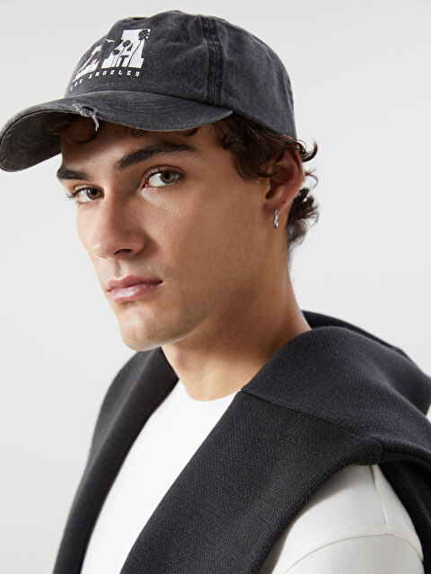 LCW ACCESSORIES Baskılı Erkek Kep Şapka - S5AK82Z8-SXD