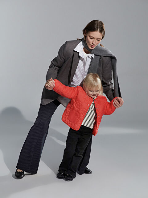 LCW Kids Beli Lastikli Kız Çocuk Jean Pantolon - S5AL26Z1-326