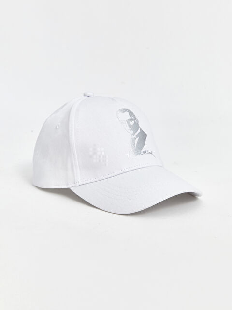 LCW ACCESSORIES Atatürk Baskılı Kız Çocuk Kep Şapka - S5AL88Z4-J5E