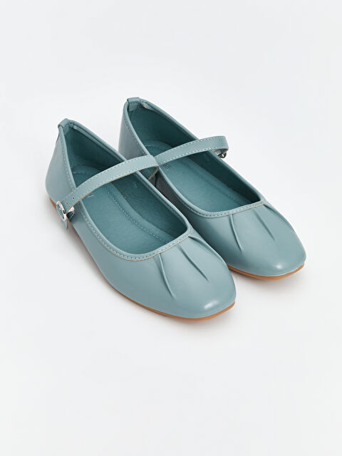 LCW STEPS Faux Leather Women's Ballet Flats - S5AN20Z8-CSV