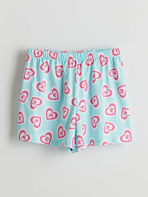 LCW Kids Beli Lastikli Barbie Baskılı Kız Çocuk Pijama Şort - S5AP85Z4-LTZ