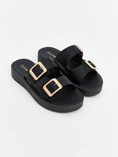 LCW STEPS نعال نساء بشرائح مزدوجة من جلد صناعي - S5AQ15Z8-HUC