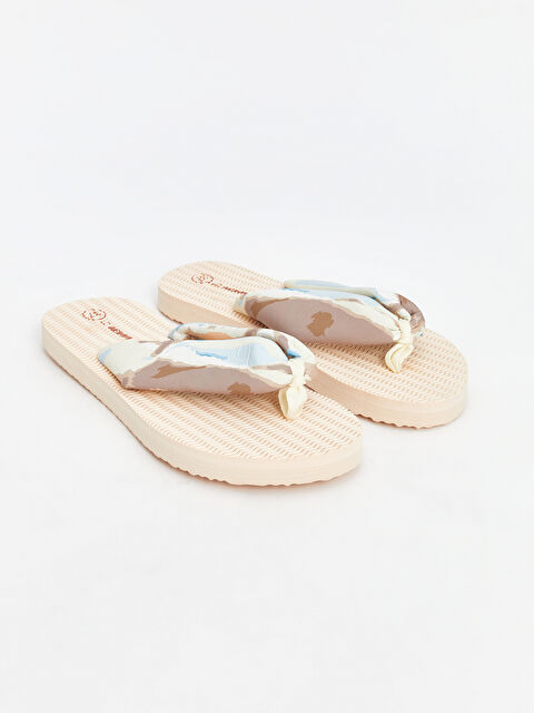 LCW STEPS Patterned Women's Flip Flops - S5AQ86Z8-D8X