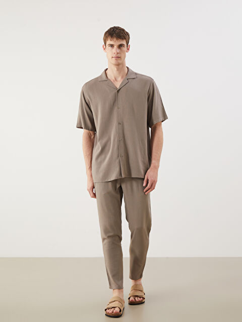 LCW Vision Standart Kalıp Keten Karışımlı Erkek Pantolon - S5AR23Z8-DU7