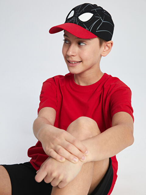 LCW ACCESSORIES Spider-Man Baskılı Erkek Çocuk Kep Şapka - S5AR62Z4-CVL
