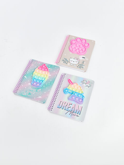 LCW ACCESSORIES Pop It Baskılı Telli Çizgili Defter - S5AU55Z8-QBC