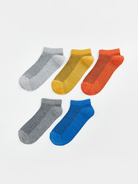 LCW Kids Erkek Çocuk Patik Çorap 5'li - S5AY10Z4-K00