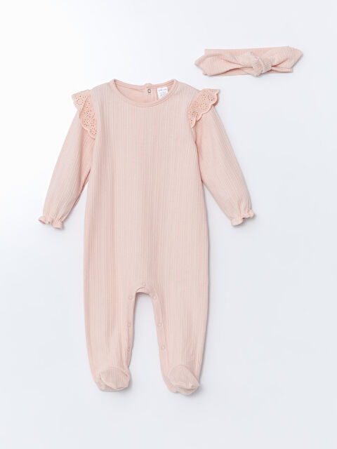 LCW baby Organik Kumaş Kız Bebek Hastane Çıkış Seti - S5AY63Z1-RTL