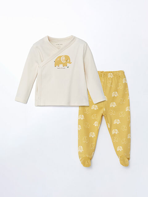 LCW baby Organik Kumaş Erkek Bebek Hastane Çıkış Seti - S5AY72Z1-YGQ