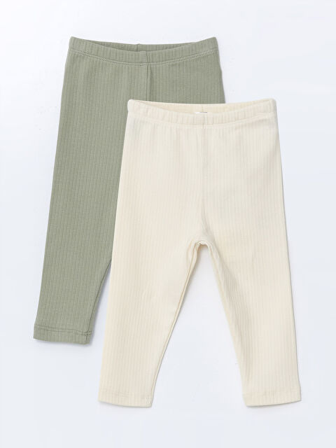 LCW baby Beli lastikli Organik Kumaş Erkek Bebek Pijama Alt - S5AY88Z1-YGQ