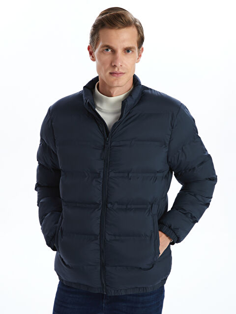 LCWAIKIKI Classic Manteau Bouffant pour Hommes Coupe Standard à Col Cheminée - S5BC44Z8-YMZ