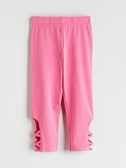 LCW Kids Beli Lastikli 3/4 Boy Kız Çocuk Tayt - S5BE79Z4-YTL