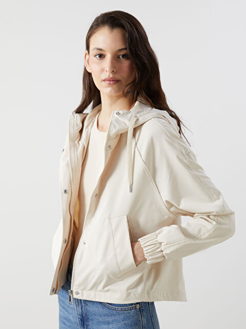 LCW Vision Imperméable Oversize à Capuche pour Femmes - S5BF15Z8-SB4