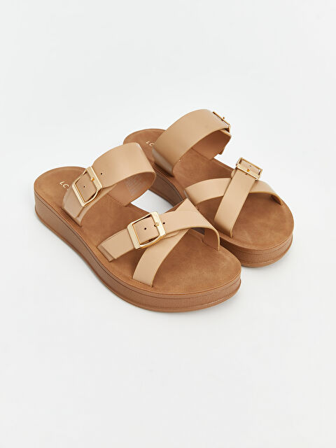 LCW STEPS Жіночі тапочки з перехресними ремінцями - S5BG14Z8-FRJ