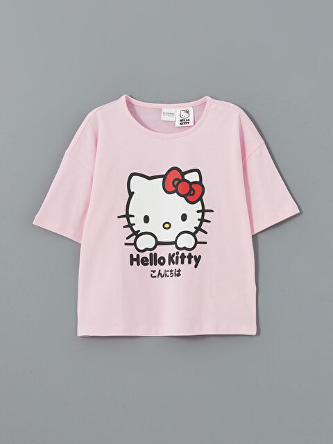 LC WAIKIKI Hello Kitty Baskılı Kız Çocuk Pijama Üst - S5BG62Z1-QXB