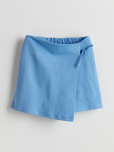 LCW Kids Beli Lastikli Kız Çocuk Şort Etek - S5BG77Z4-YTH