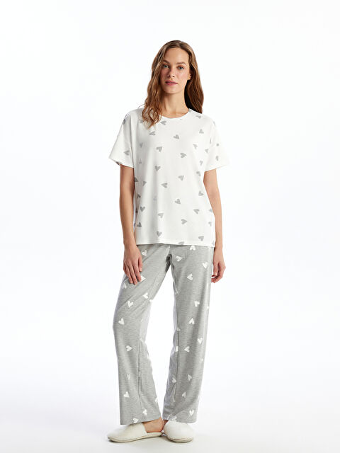 LCW DREAM Beli Lastikli Baskılı Kadın Pijama Altı - S5BG96Z8-998