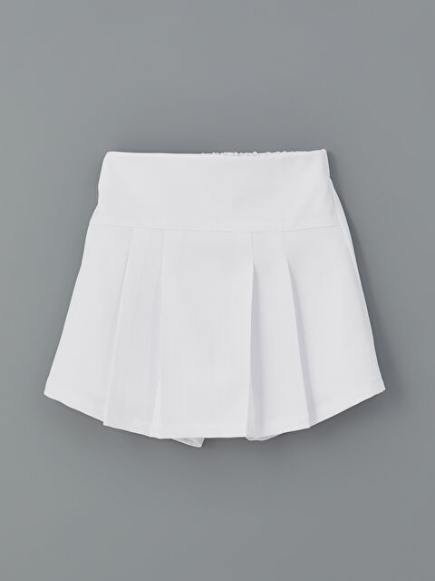 LCW Kids Beli Lastikli Kız Çocuk Şort Etek - S5BH31Z4-Q6K