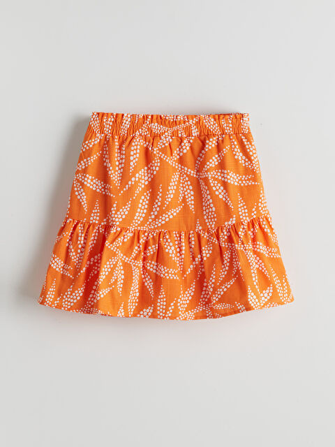 LCW Kids Beli Lastikli Kız Çocuk Şort Etek - S5BH32Z4-LSR