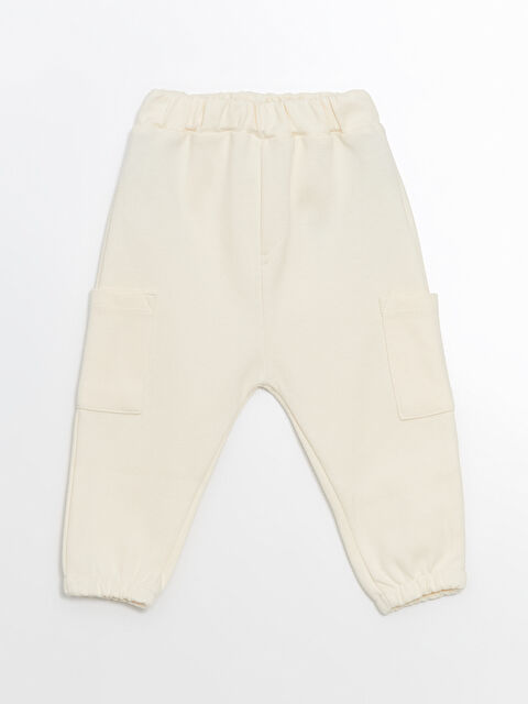 LCW baby Beli Lastikli Erkek Bebek Jogger Eşofman Altı - S5BI19Z1-YG7