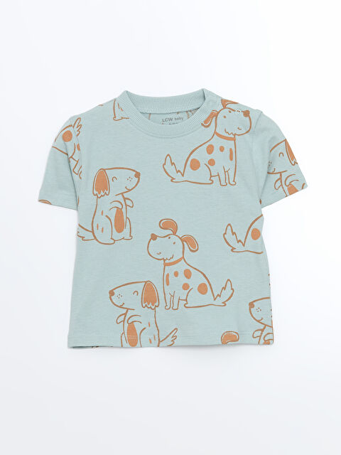 LCW baby Köpek Baskılı Erkek Bebek Tişört