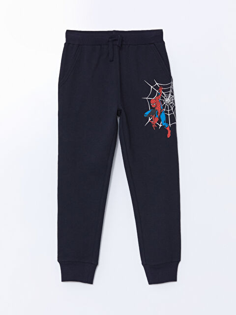 LCW Kids Beli Lastikli Spider-Man Baskılı Erkek Çocuk Jogger Eşofman Altı - S5BI76Z4-DWP