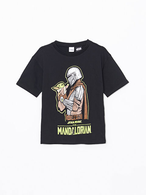 LCW Kids Bisiklet Yaka Star Wars Baskılı Erkek Çocuk Tişört - S5BI85Z4-CVL