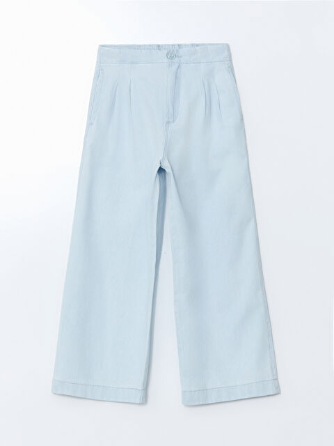 LCW Kids Wideleg Kız Çocuk Jean Pantolon - S5BK57Z4-869