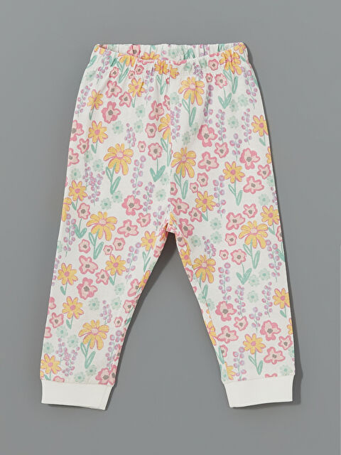 LCW baby Çiçekli Kız Bebek Jogger Eşofman Altı - S5BL46Z1-LRA
