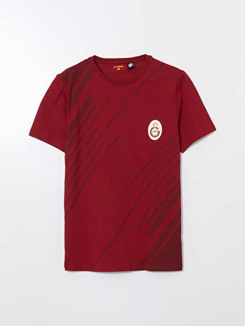 LC WAIKIKI Bisiklet Yaka Galatasaray Baskılı Erkek Taraftar Pijama Üst