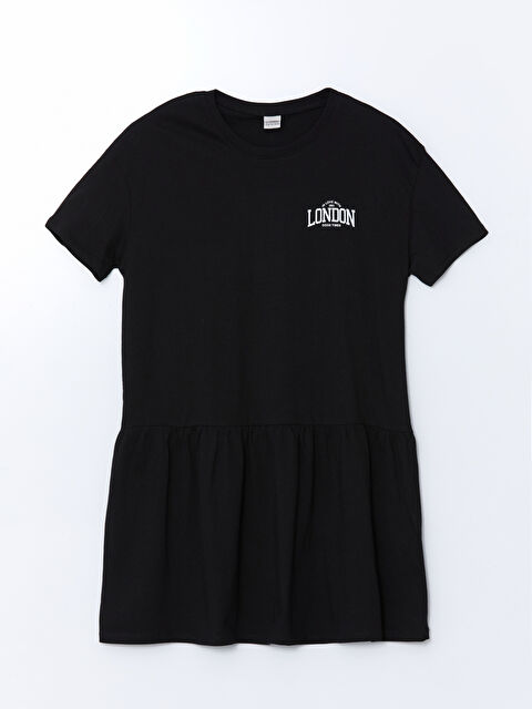 LCW Kids London Printed Ruffled Girls' Short Dress - S5BN43Z4-CVL