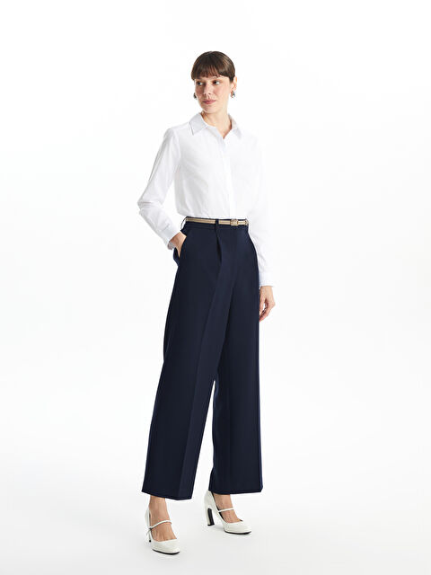 LCWAIKIKI Classic Loose Fit Geniş Paça  Kadın Pantolon - S5BN60Z8-E1J