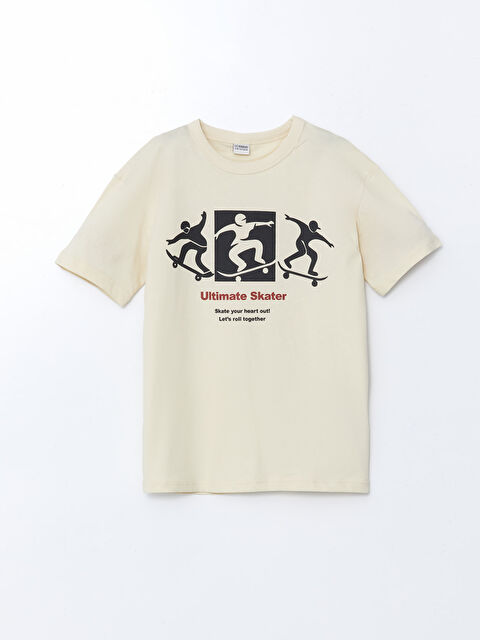 LCW Kids Bisiklet Yaka Erkek Çocuk Tişört - S5BO02Z4-FUP