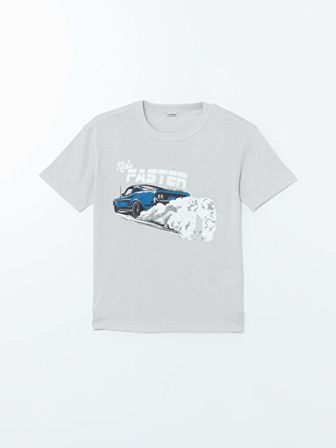 LCW Kids Bisiklet Yaka Erkek Çocuk Tişört - S5BO15Z4-G5K