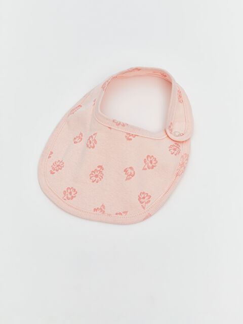 LCW baby Çiçekli Kız Bebek Mama Önlüğü - S5BR09Z1-LT4