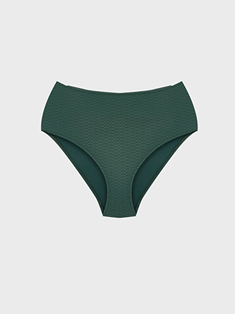 LCW DREAM Yüksek Bel Kendinden Desenli Kadın Bikini Alt - S5BR53Z8-CRN