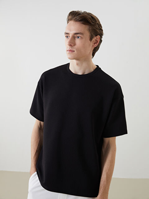 LCW Vision Bisiklet Yaka Kısa Kollu Erkek Tişört - S5BU91Z8-CVL