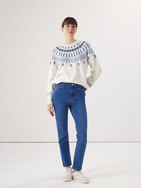 LCWAIKIKI Classic Straight Fit Kadın Jean Pantolon - S5BY03Z8-H45