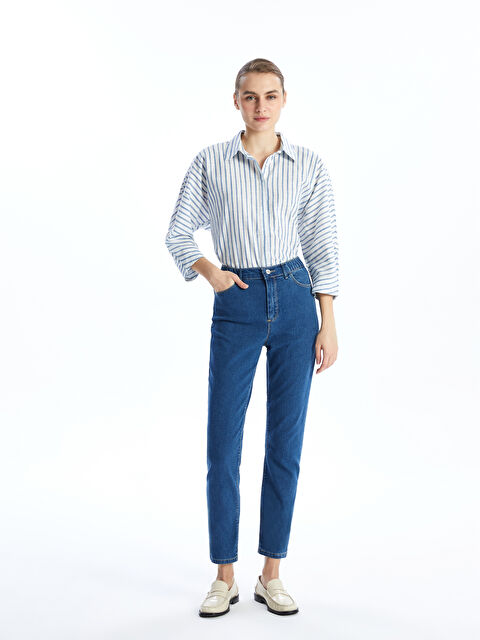 LCWAIKIKI Classic Straight Fit Kadın Jean Pantolon - S5BY07Z8-H45