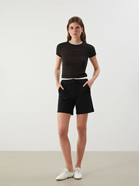 LCW Vision Beli Lastikli Kadın Şort - S5BY81Z8-CVL