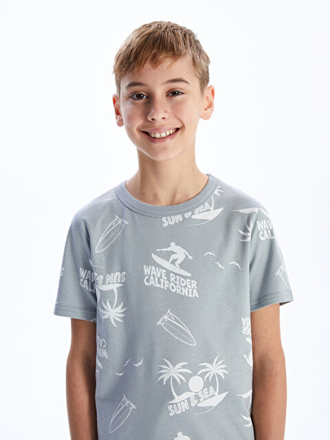 LCW Kids تيشيرت للأولاد برقبة دائرية - S5CB03Z4-LRW