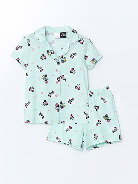 LCW Kids طقم بيجامة قصيرة مطبوع بنات ميني ماوس - S5CB74Z1-LU6