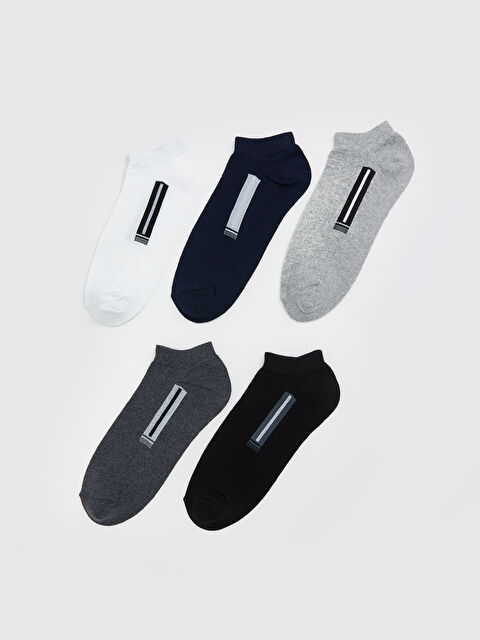 LCW ACCESSORIES Desenli Erkek Patik Çorap 5'li - S5CB98Z8-K00