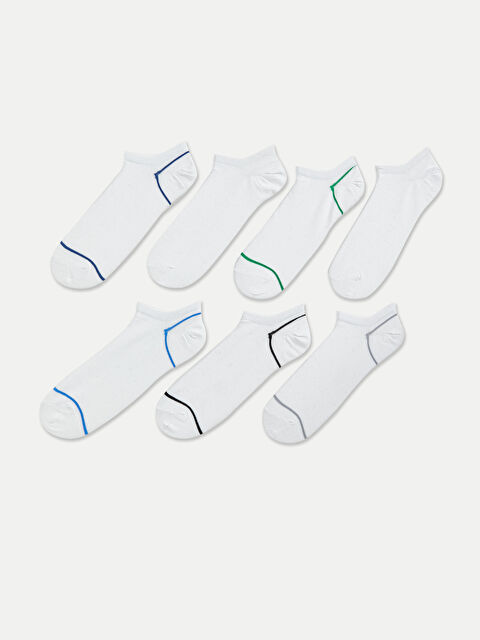LCW ACCESSORIES Çizgili Erkek Patik Çorap 7'li