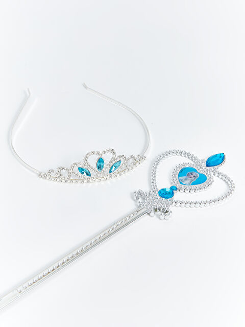 LCW ACCESSORIES Baghetă și Coroană pentru Fete cu Imprimeu Frozen - S5CC61Z4-M0T