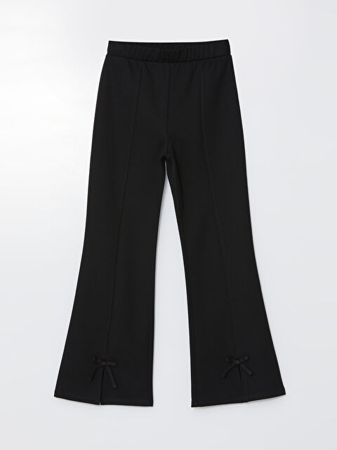 LCW Kids Beli Lastikli İspanyol Paça Kız Çocuk Tayt - S5CD00Z4-CVL