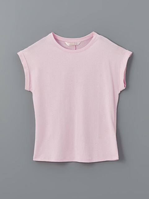 LCW DREAM Bisiklet Yaka Kadın Pijama Üst - S5CD47Z8-QXB