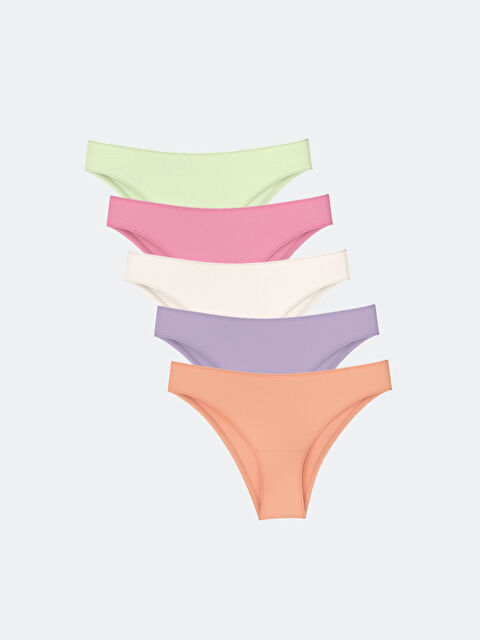 LCW DREAM Düz Brazilian Külot 5'li - S5CE60Z8-G0E